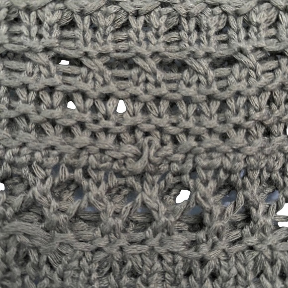 Le Chateau Olive Crochet See Through Top 3/4 Sleeves Boat Neck Small S - Picture 12 of 16